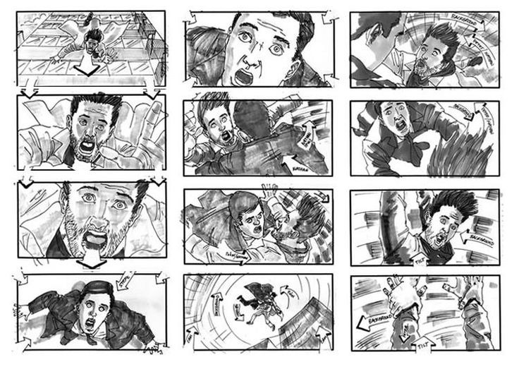 Five shot storyboard