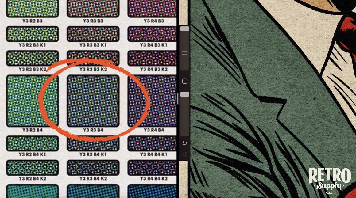Halftone output inspection