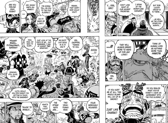 Manga panel reading sequence