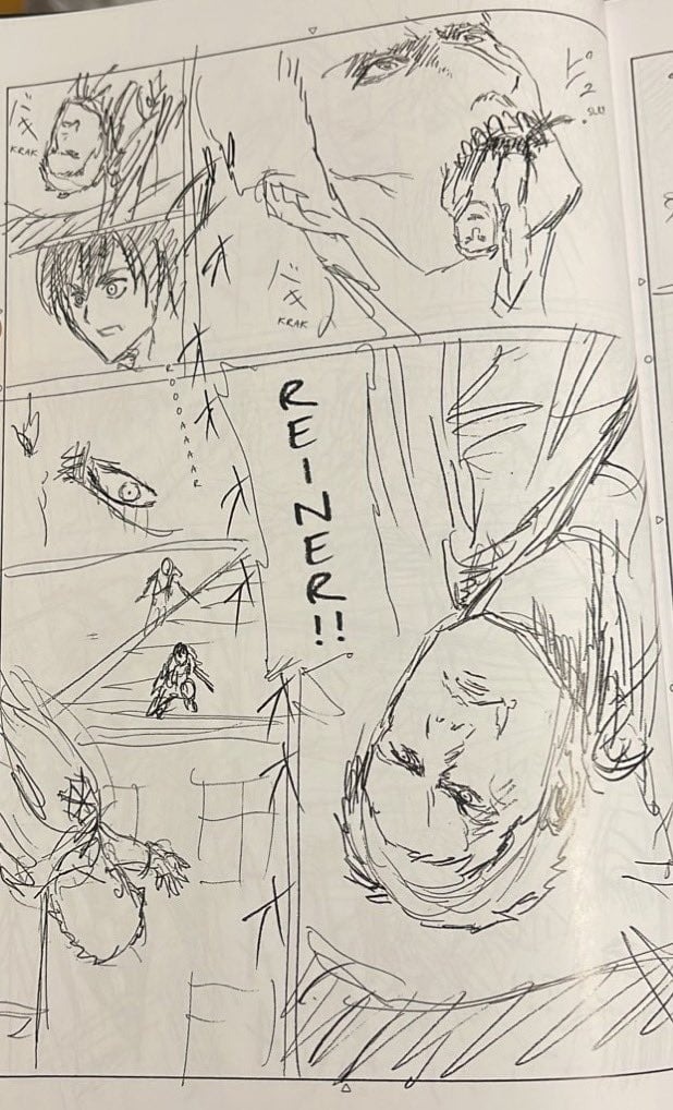 Original manga sketches
