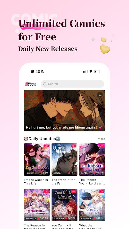 Webtoon mobile preview inspection