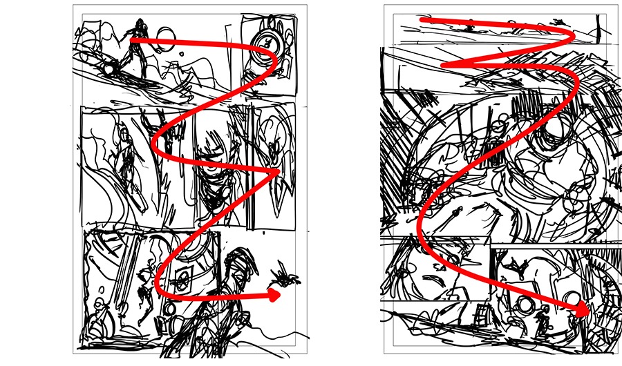 comic panel pacing