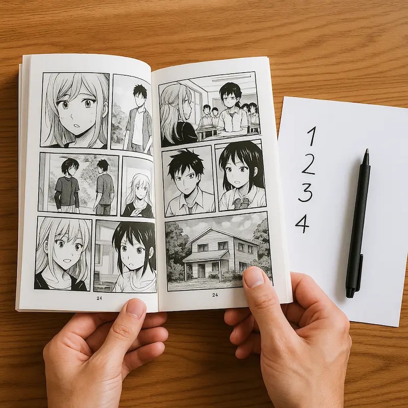 comic project pages