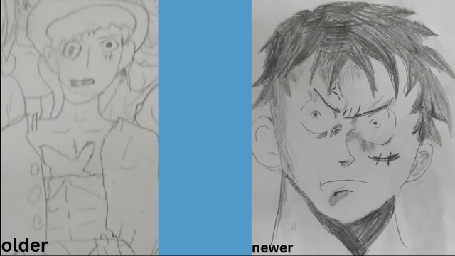 drawing progress comparison