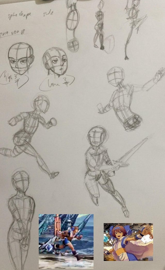 gesture construction comparison