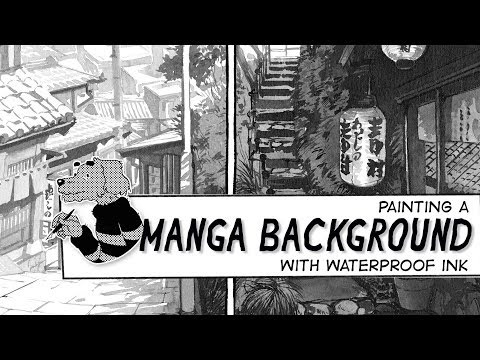 manga background composition