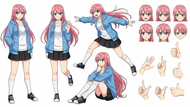 manga character sheet