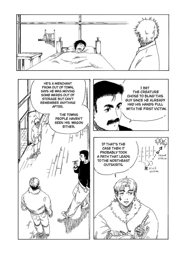 manga dialogue staging