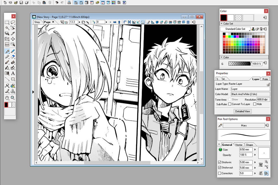 manga drawing applications