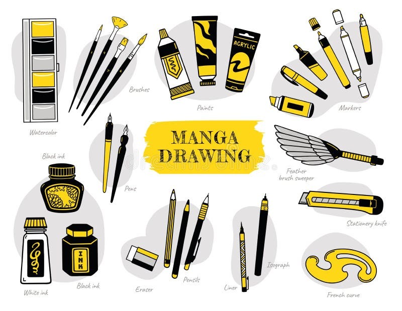 manga drawing tools