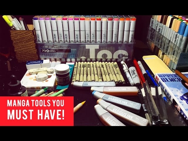 manga drawing tools