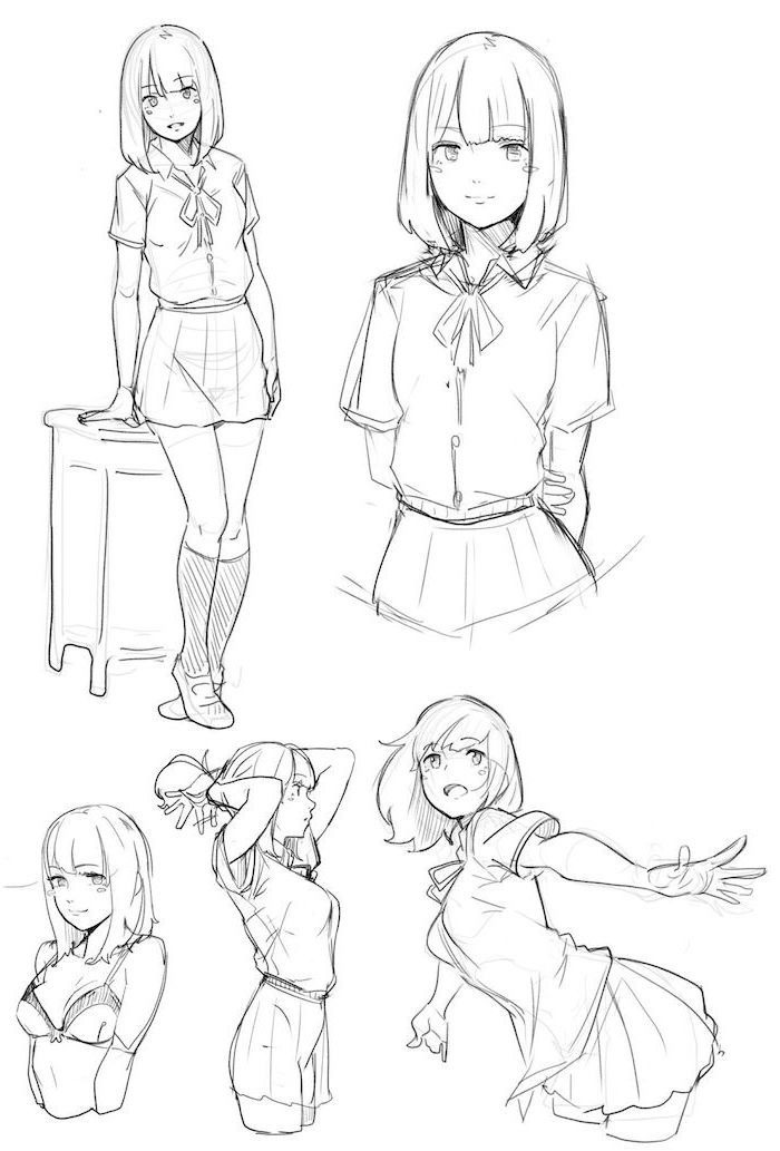 manga gesture practice