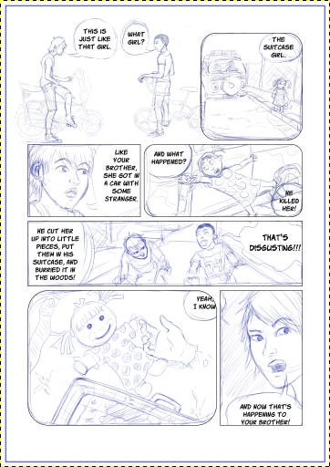 manga gutter layout