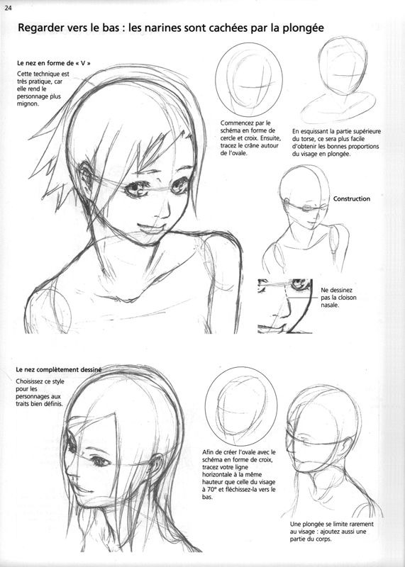 manga head construction