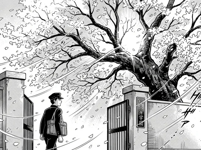 manga outline detail