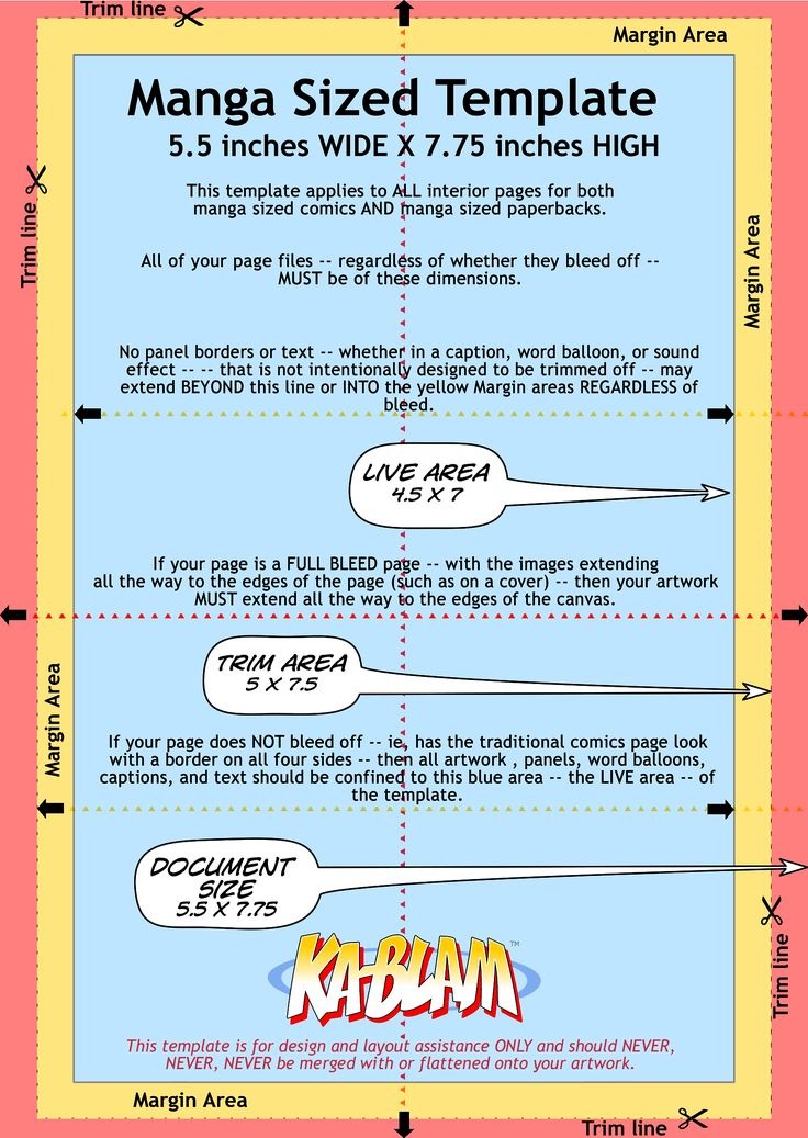 manga page formats