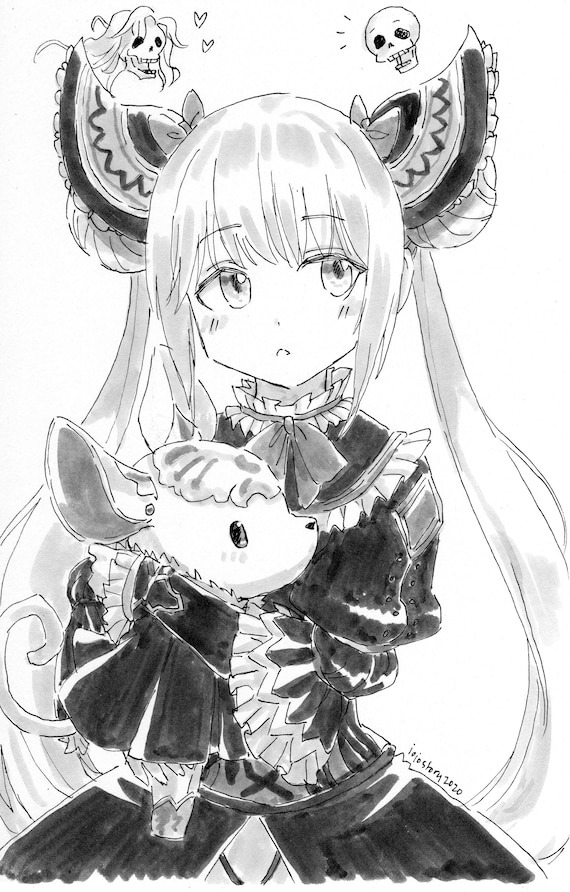 manga pencil ink