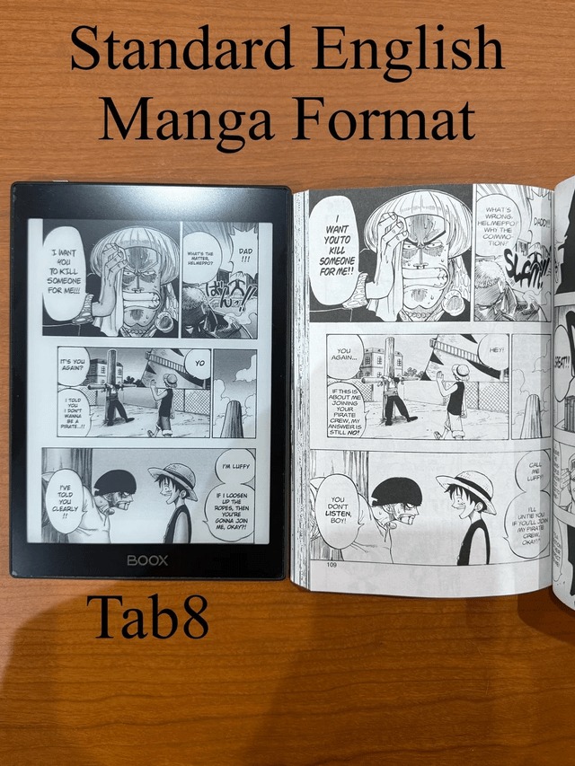 manga publishing formats