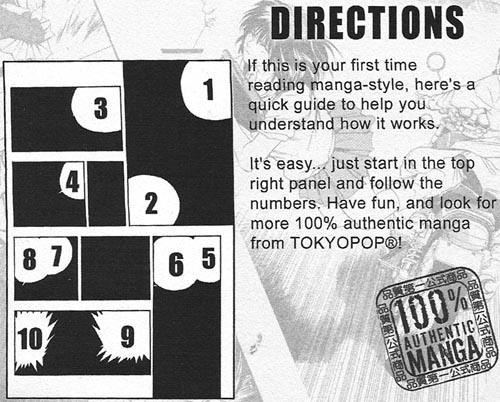 manga reading direction