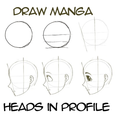 manga side profile
