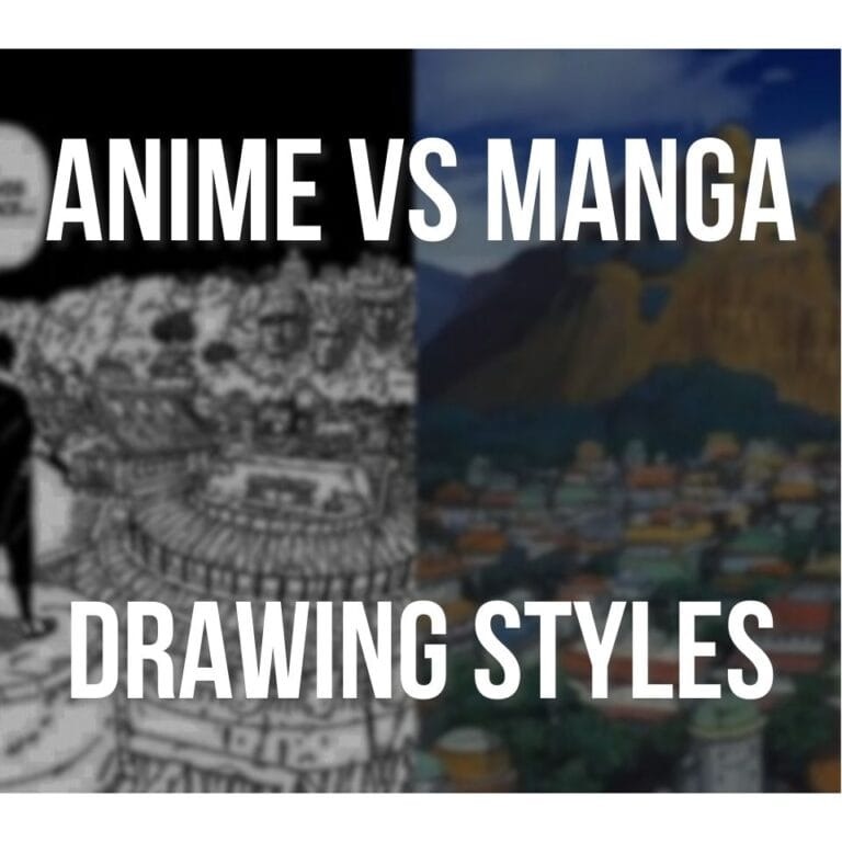 manga style comparison