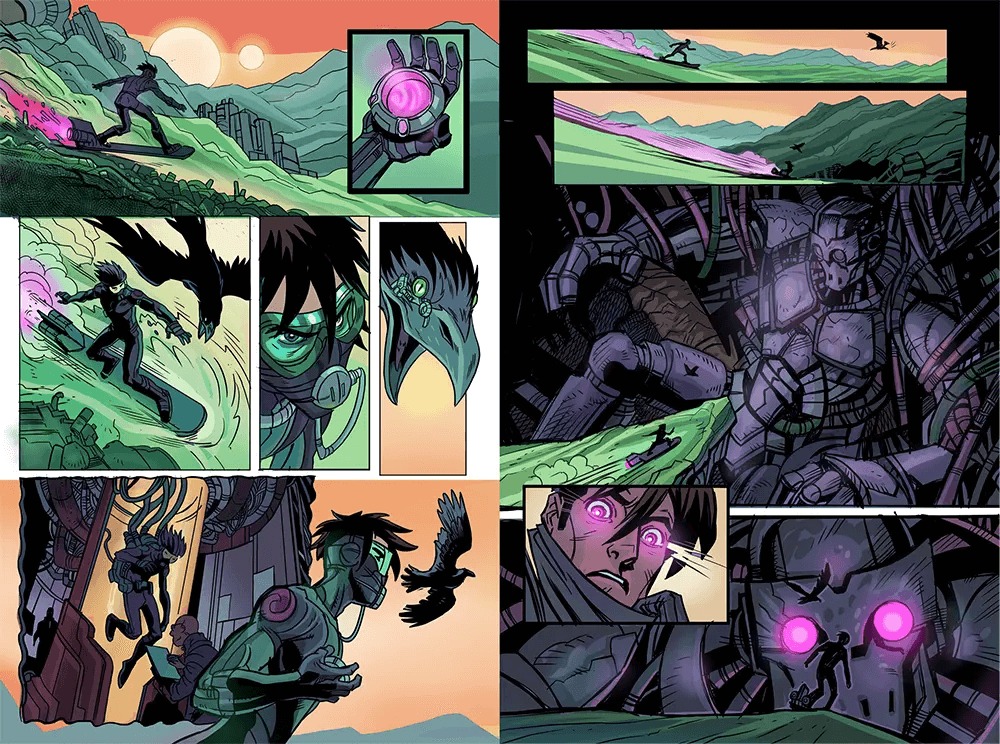 manga webtoon layouts