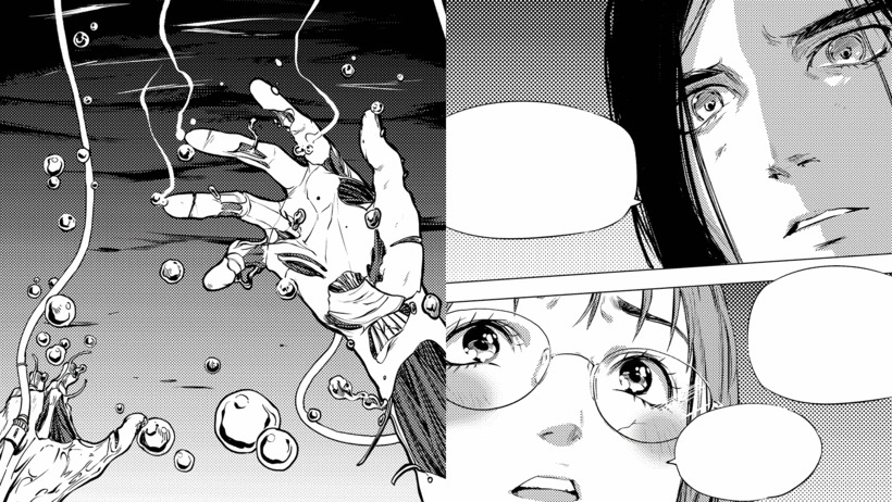 simple manga scene