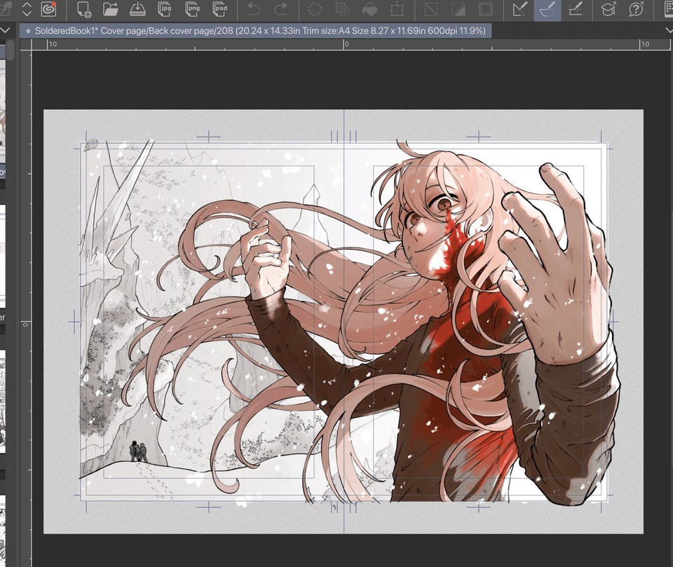 webtoon export compression